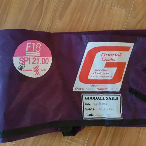 F18 Spi - Goodall Sails, neuf