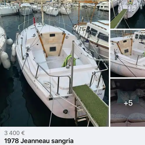 Voilier Sangria moteur Renault marine à vendre à Antibes