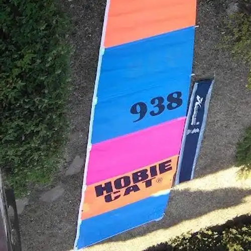 Vend Voile Easy de Hobie Cat 16 lattée quasiment neuve (5 sorties ) prix 720€  prix de la voile neuve 1280€ à vendre à Toulon